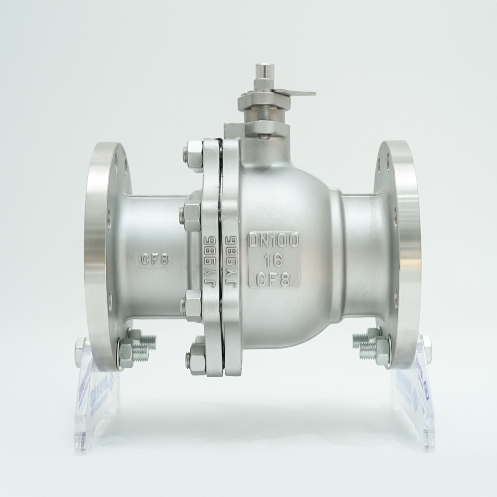 Rozsdamentes acél karimás golyóscsap Q41F-16P